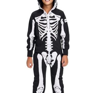 Kids Skeleton Costume - Black and White